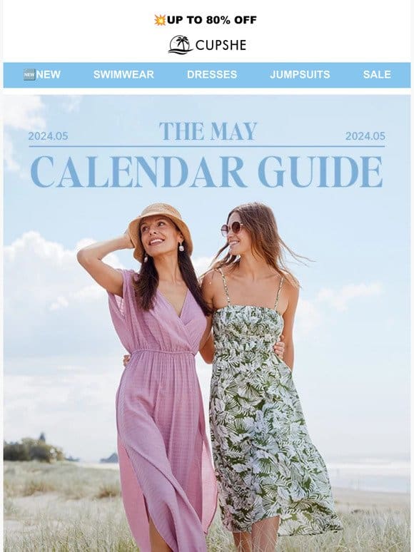 THE MAY CALENDAR GUIDE