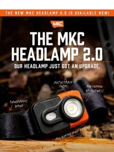 THE NEW MKC HEADLAMP 2.0 IS LIVE!