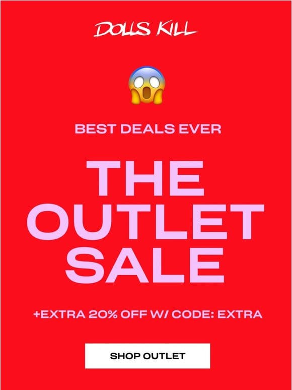 THE OUTLET SALE