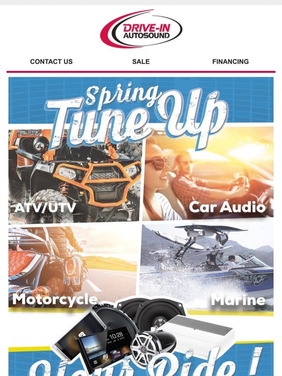 TUNE UP Your Ride During Our Spring Tune Up SALE!