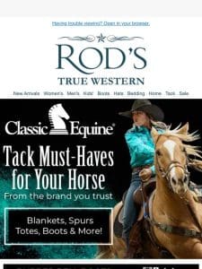 Tack Must-Haves for Your Horse!