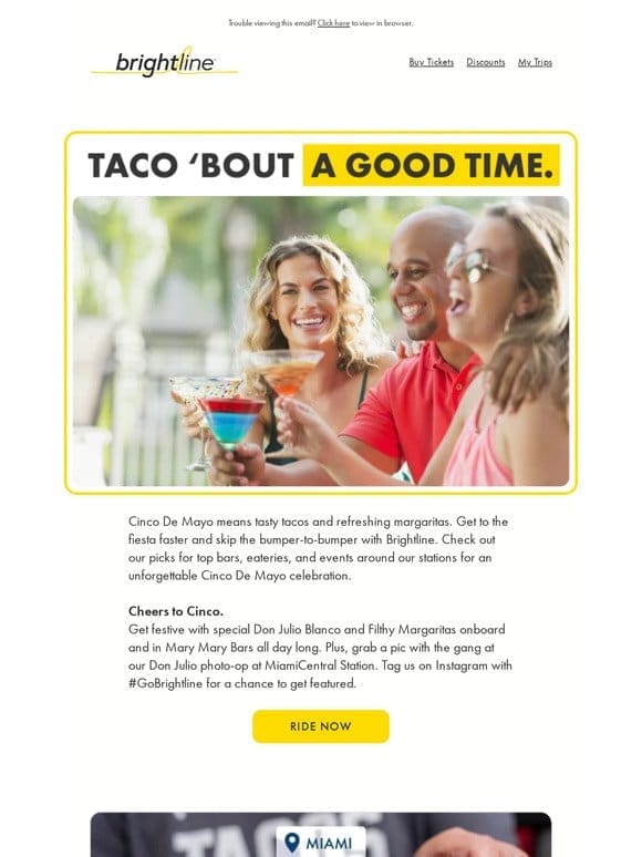 Tacos， trains， and $100 gift cards?