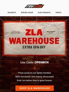 Take An EXTRA 15% Off ZLA Warehouse!
