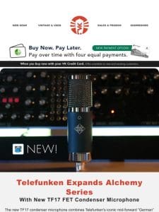 Telefunken’s New TF17 FET Condenser Microphone