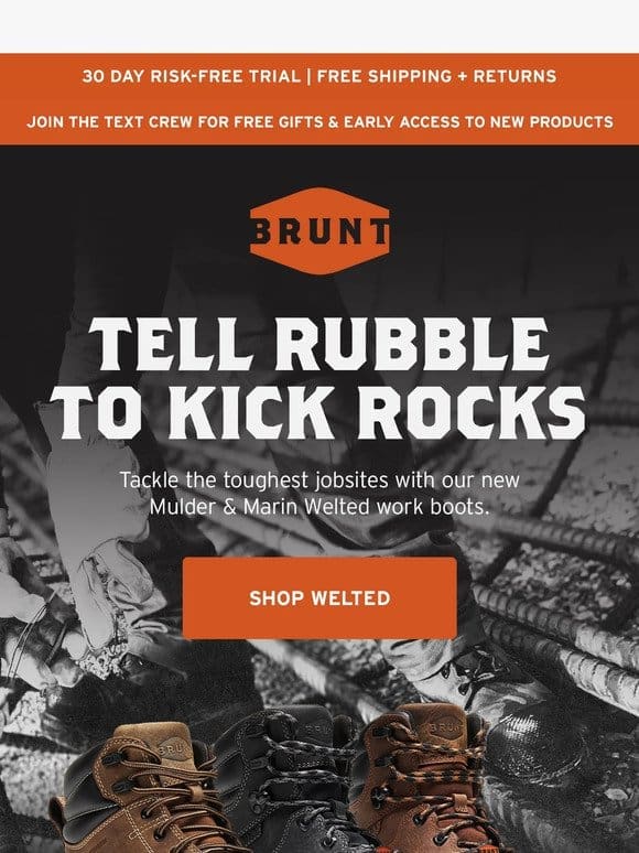 Tell Rubble To Kick Rocks