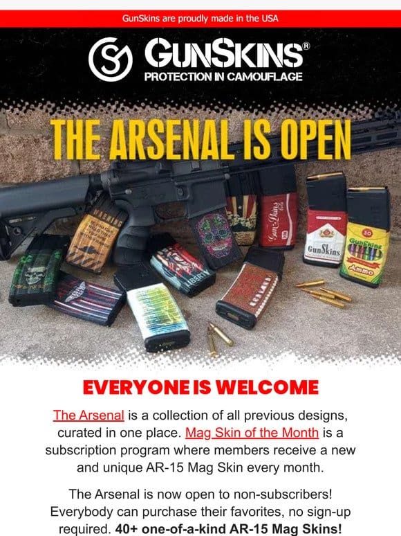 The Arsenal is Now Open to the Public!