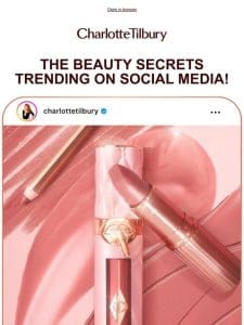 The Beauty Secrets Trending In The UK!