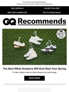 The Best White Sneakers， Coming Right Up