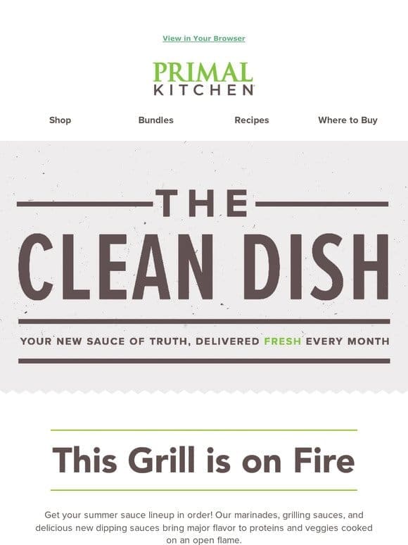 The Clean Dish: Grills Gone Wild