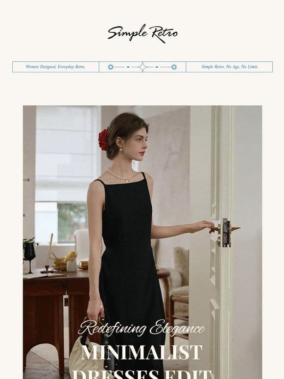 The Elegant Minimalist Dresses Edit??
