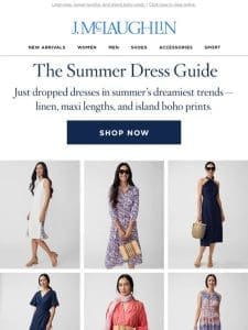 The J.McLaughlin Summer Dress Guide