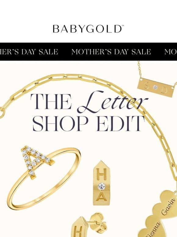 ? The Letter Shop Edit ? 20% OFF EVERYTHING