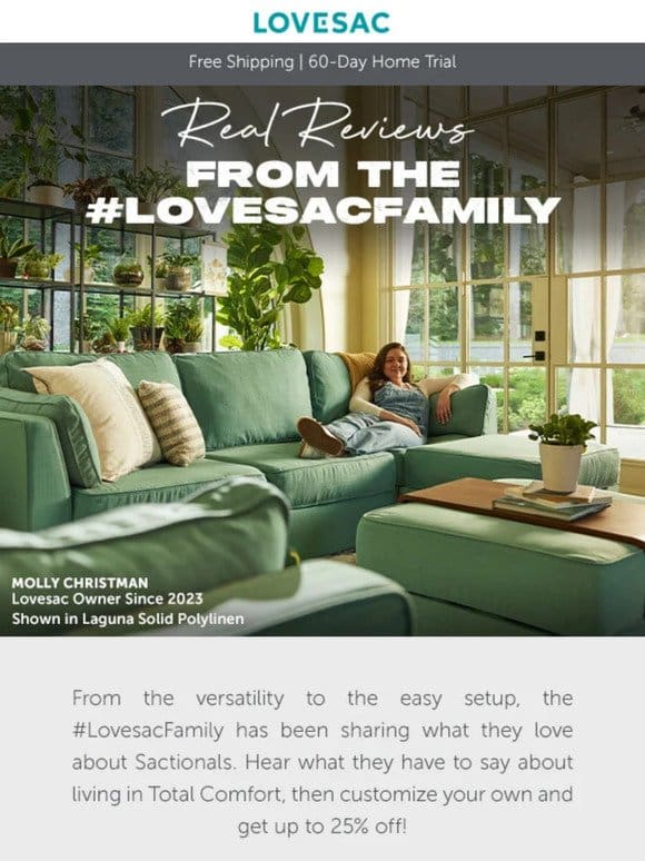 The #LovesacFamily Has Been Talking…