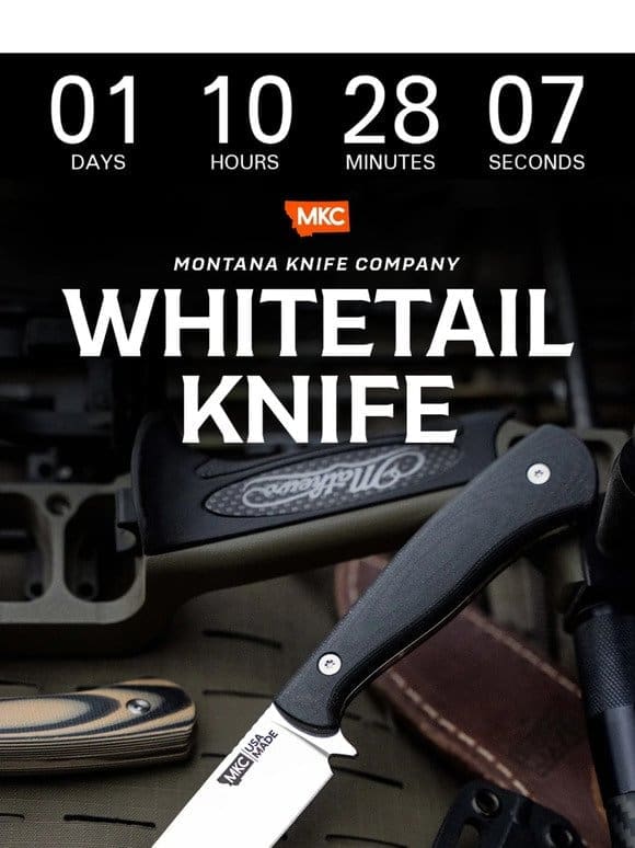 The MKC Whitetail Knife Returns Tomorrow