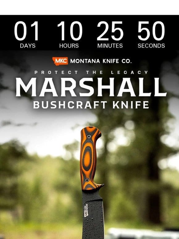 The Marshall Bushcraft Knife Returns Tomorrow