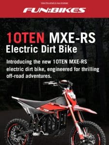 The New 10TEN MXE-RS – Available Now!