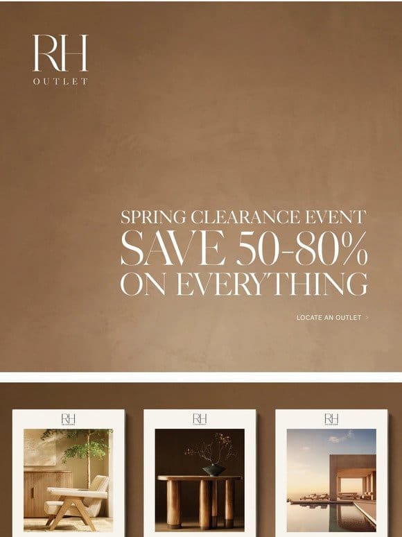 The Spring Clearance Event is Almost Over
