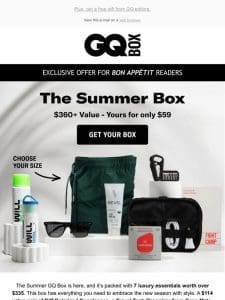 The Summer GQ Box Just Dropped – Get Yours Today For Up To $40 Off