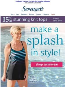 The Swim Collection Event ~ Figure-Flattering Swimsuits & Separates!