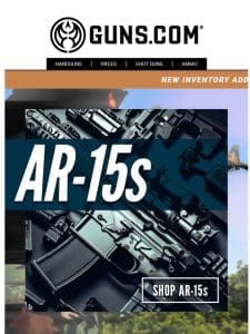 The Top-Selling Modern-Day Rifle — SHOP AR-15s!