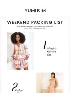 The Ultimate Weekend Packing List