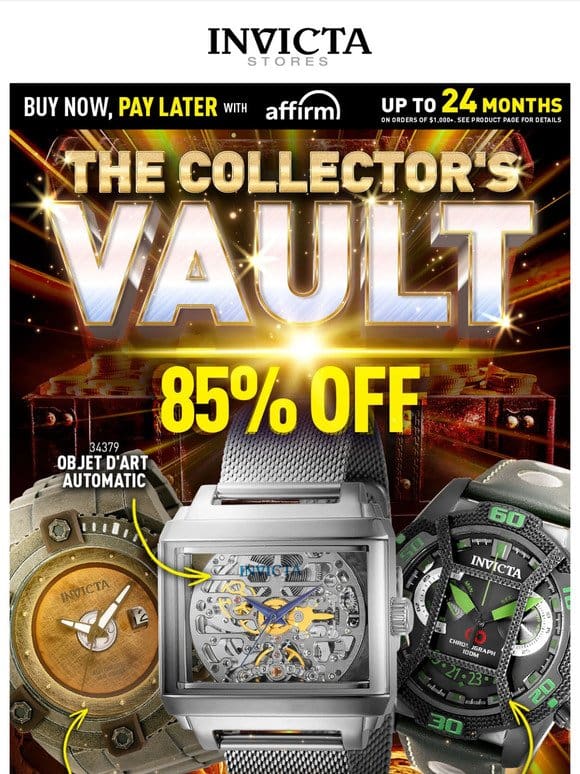 The Vault Is Open 85% OFF NEW Collector Styles ❗️
