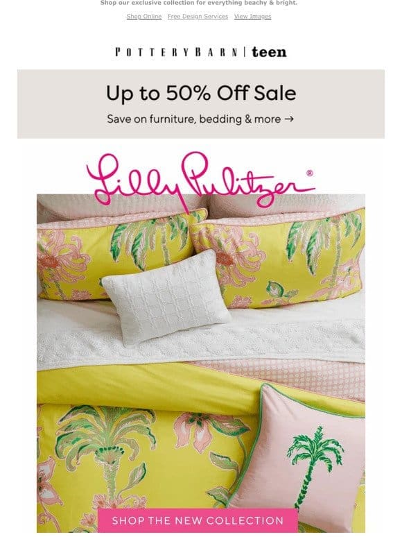 The dreamiest Lilly Pulitzer bedding ??