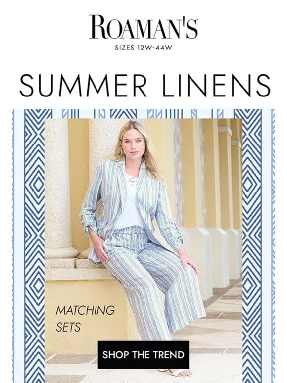 The season’s must-haves: Summer Linens ??
