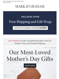 These Most-Loved Gifts are Perfect for Mother’s Day + An Exclusive Offer Inside
