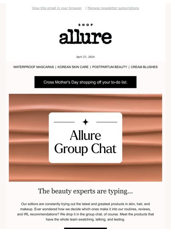 These Products Lit Up the Allure Editor Group Chat