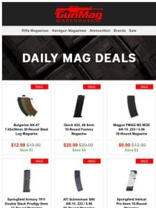 These Thursday Deals Are Too Good To Miss | Bulgarian AK-47 7.62×39 30rd Polymer Mag for $13