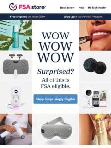 These top brands are FSA eligible?!
