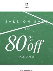 This Summer Sale You’ve Been Waiting For: Up to 80% OFF