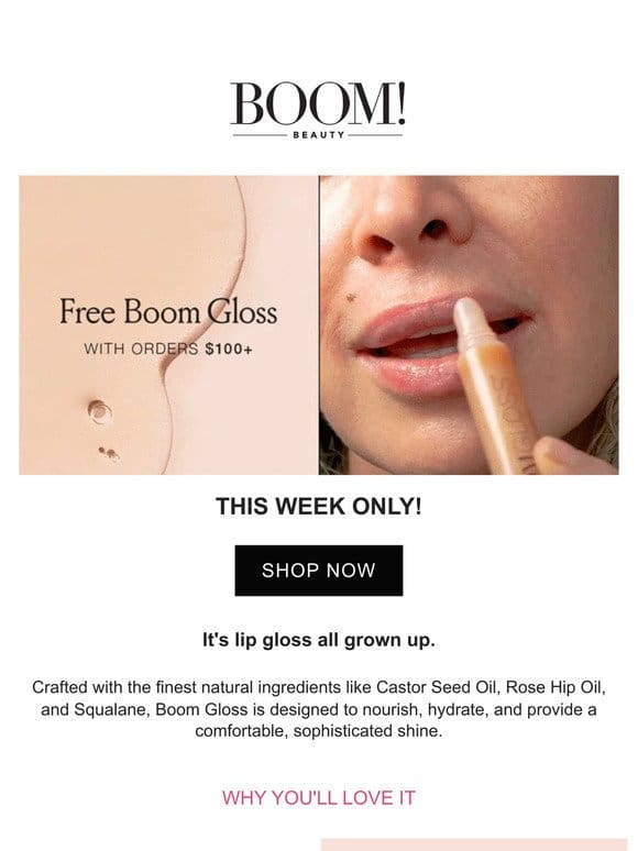 This week only: a special gift for your lips