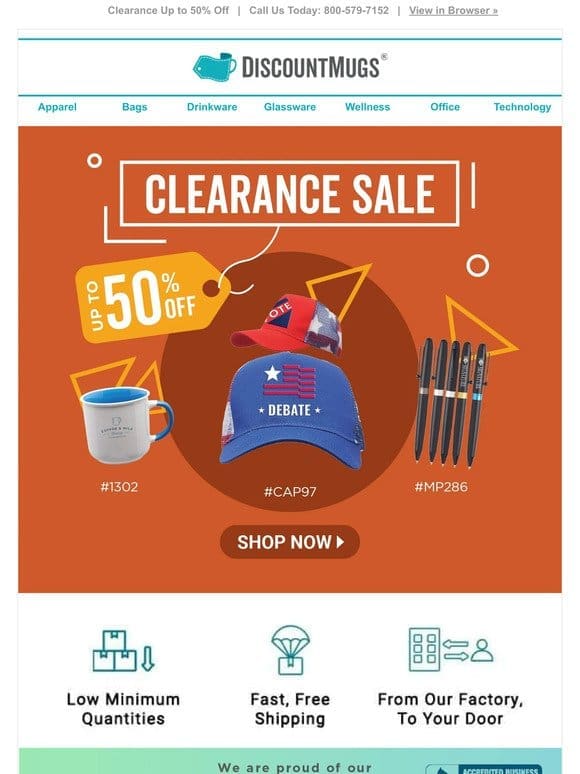 Tight Budget? Save Up to 50% on Clearance