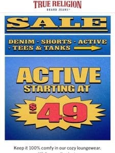 Today’s best deal: $49 active ❗❗
