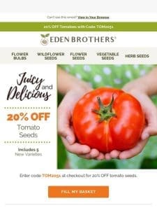 Tomato Tuesday!—20% OFF