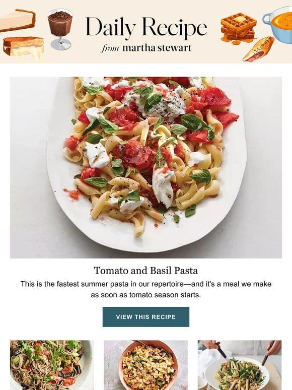 Tomato and Basil Pasta