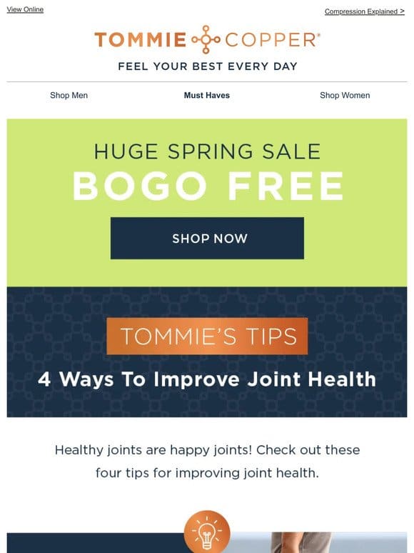 Tommie’s Tips: 4 Ways To Improve Joint Health