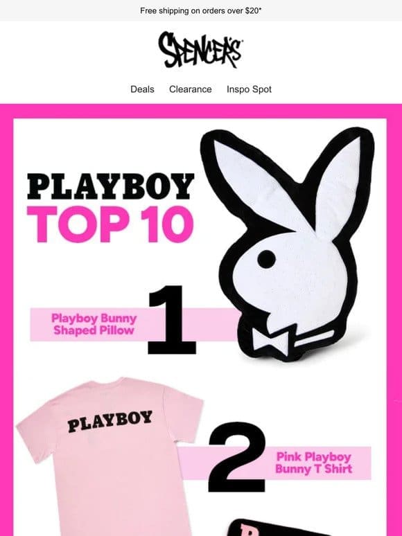 Top 10 Playboy bestsellers
