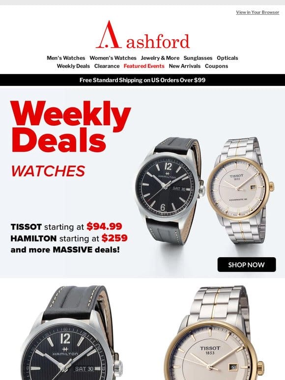 Top Watch Deals to Snag This Week!