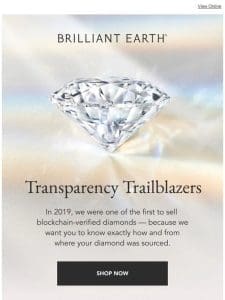 Trace your diamond from mining company to the moment it reaches you