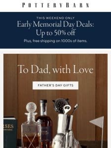 Treat dad to something special