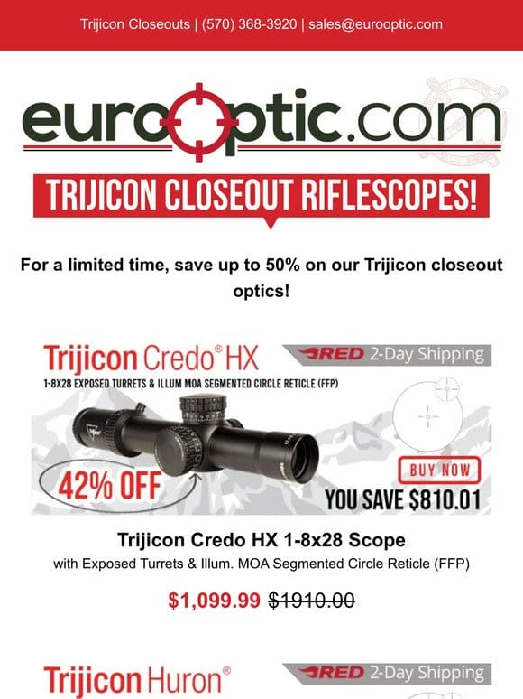 Trijicon Closeout Riflescopes!