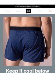 Try Loose Fit Boxers for max-breathability