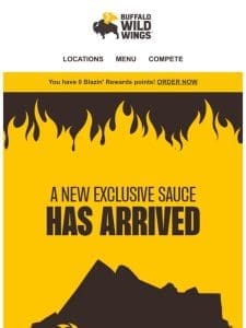 Try NEW Golden Fire sauce ?