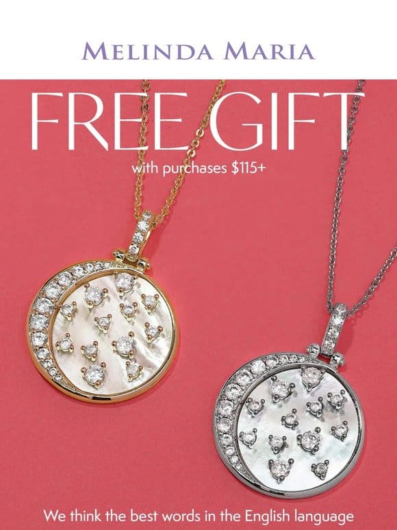 Two Words: FREE NECKLACE