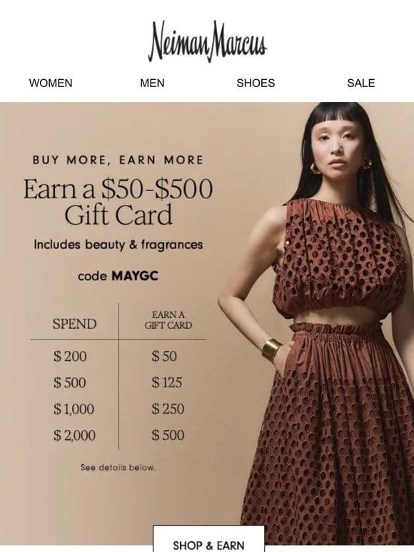 Two days left: Get your $50-$500 gift card