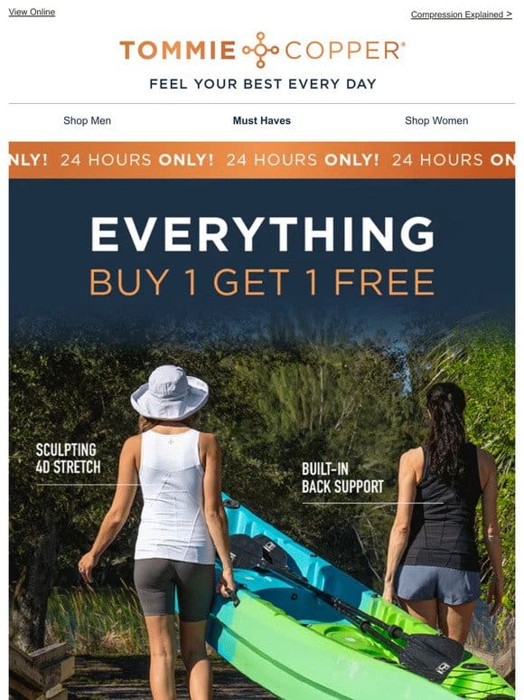 Two for One Thrills | Everything BOGO Free!