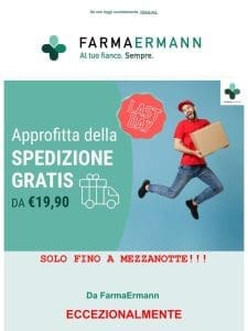 ULTIME 2 ORE! Spedizione gratis dai €19.90!!!